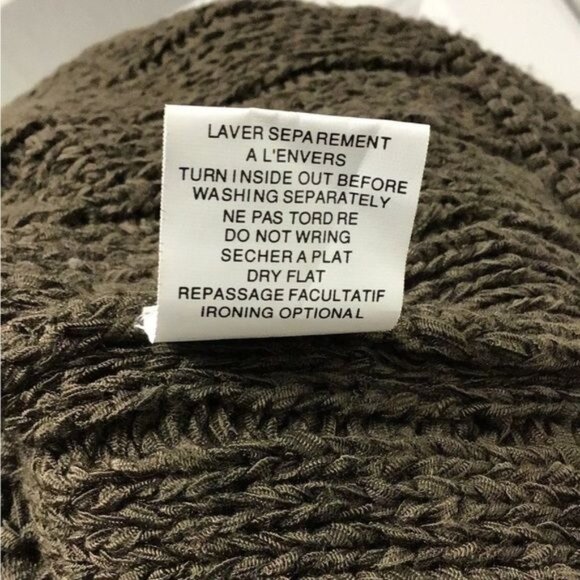 Solola Vintage Women’s Oversize Button Snap Front Cardigan, Olive, size 40EU - Picture 7 of 7